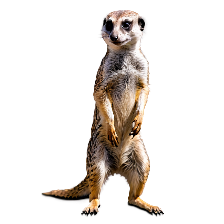 Meerkat In Action Pose Png 06112024 PNG