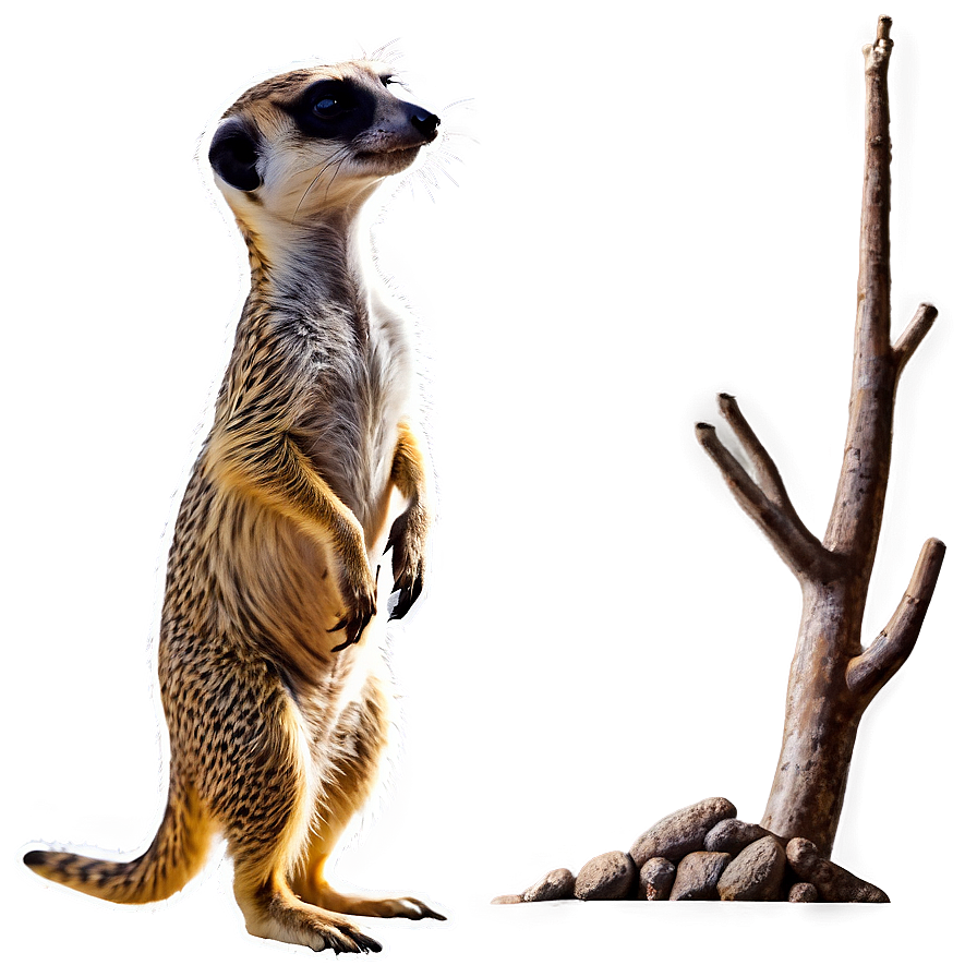 Meerkat In Fantasy Setting Png 06112024 PNG