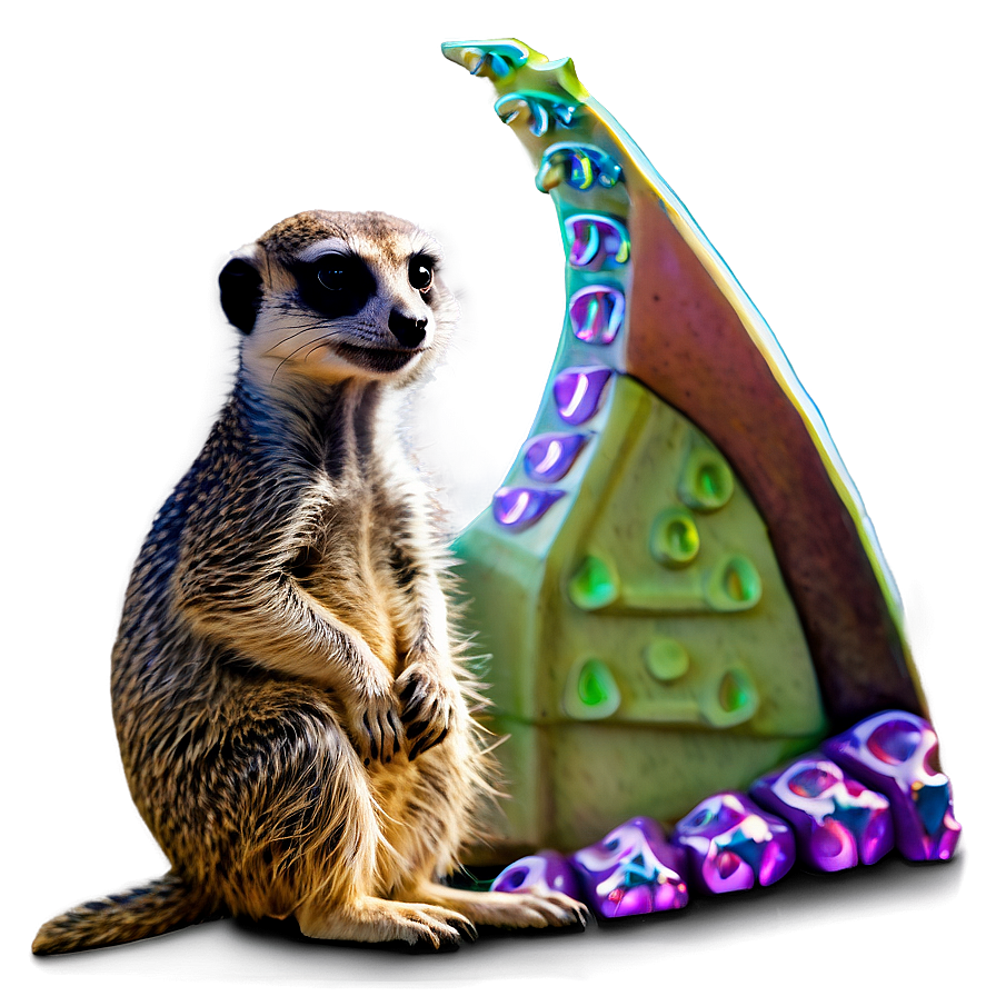 Meerkat In Fantasy Setting Png 10 PNG