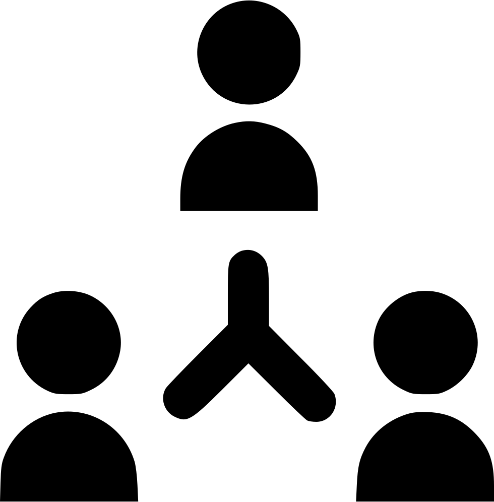 Meeting Table Icon Black PNG