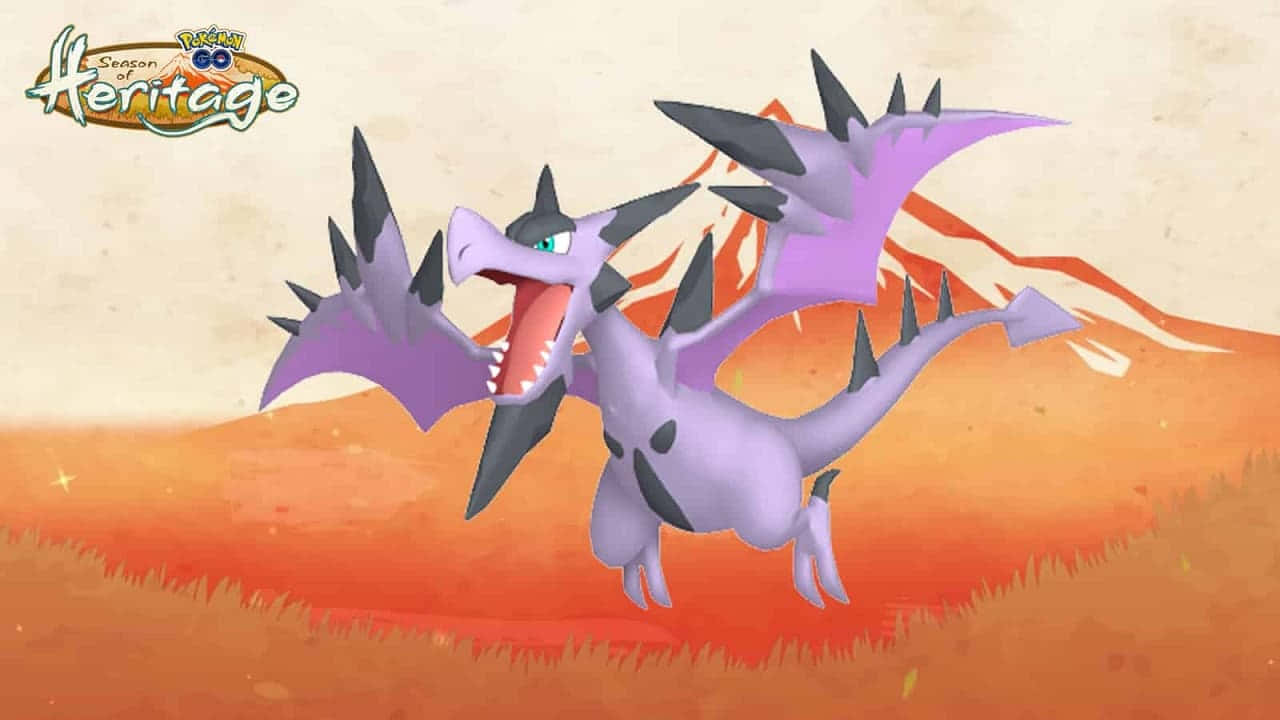 Megaaerodactyl De Pokémon Go. Fondo de pantalla