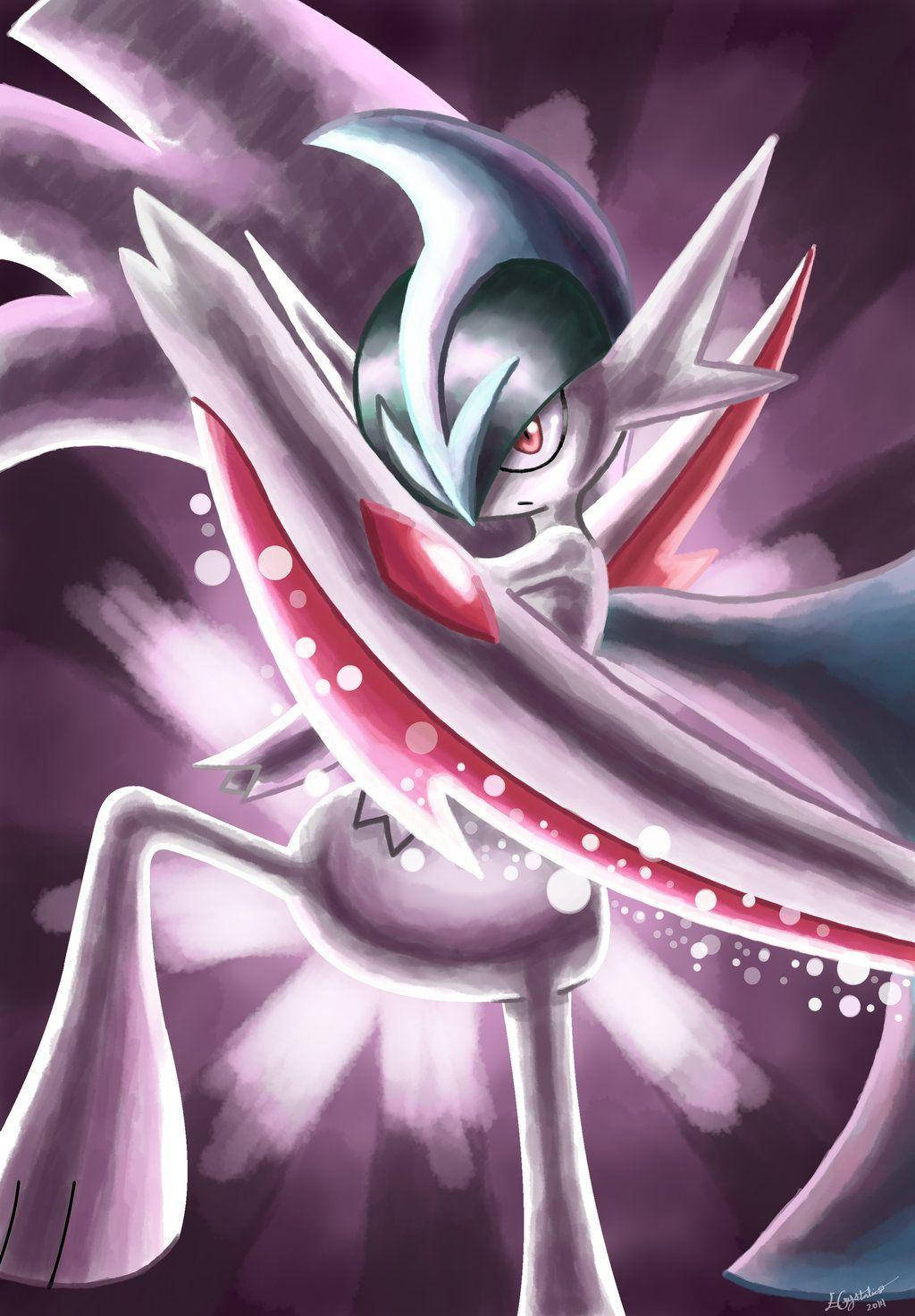 Ilustraçãodo Mega Gallade Papel de Parede