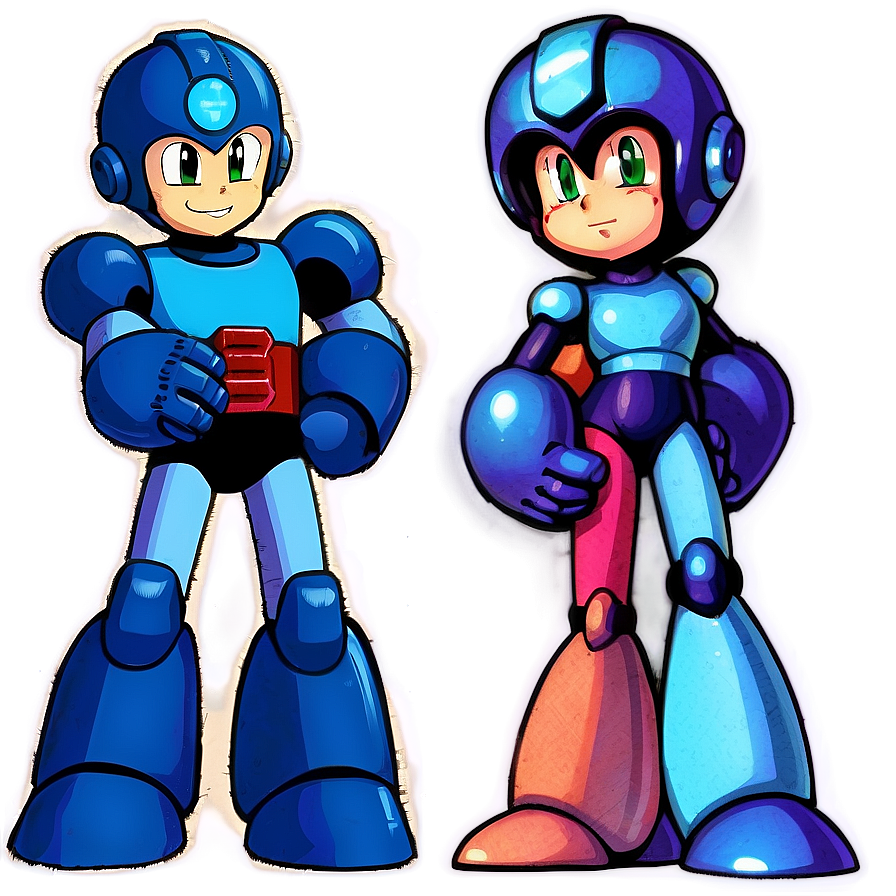 Mega Man 2 Classic Scene Png Mtr13 PNG