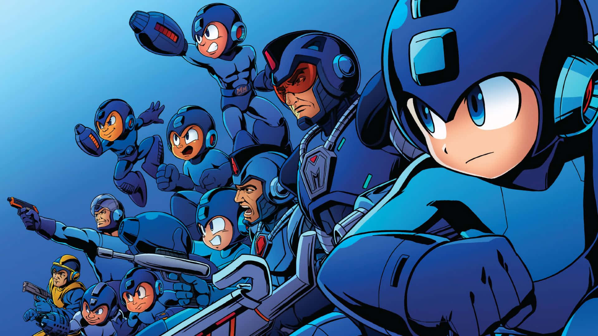 Megaman X - Strahlen - Ein Neues Mega Man Spiel Wallpaper
