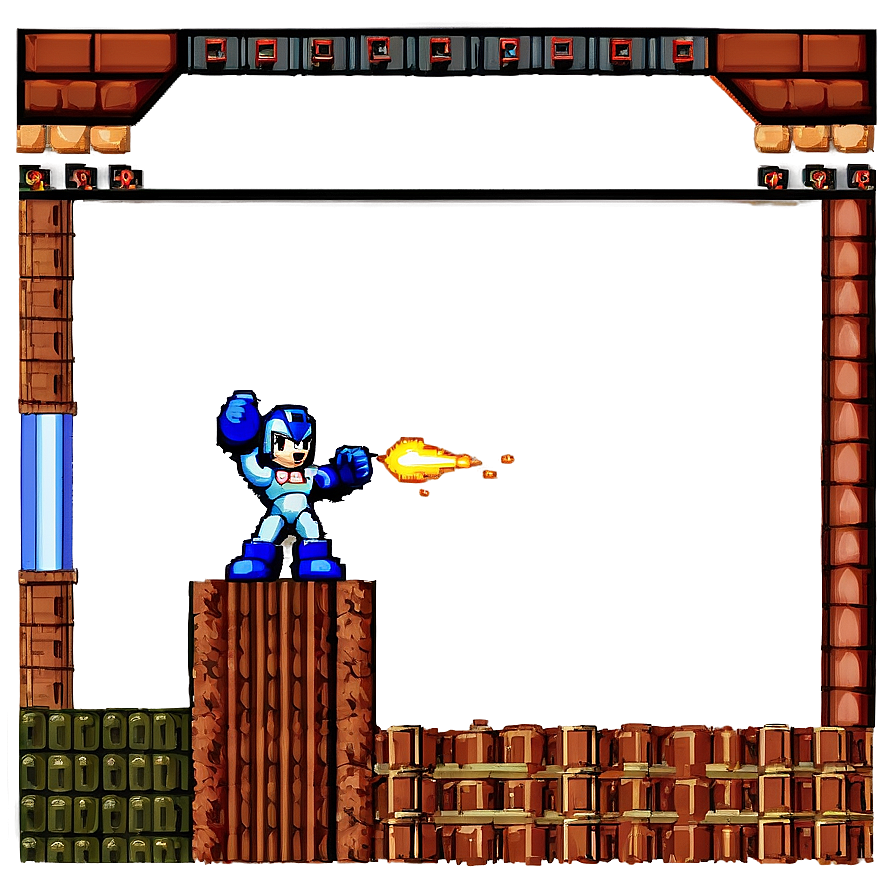 Mega Man 8-bit Png Iqr89 PNG