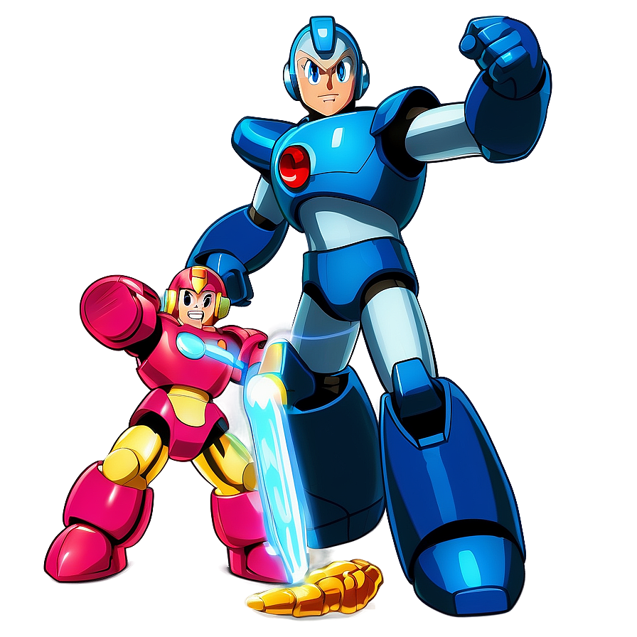 Download Mega Man And Guts Man Png Rtv | Wallpapers.com