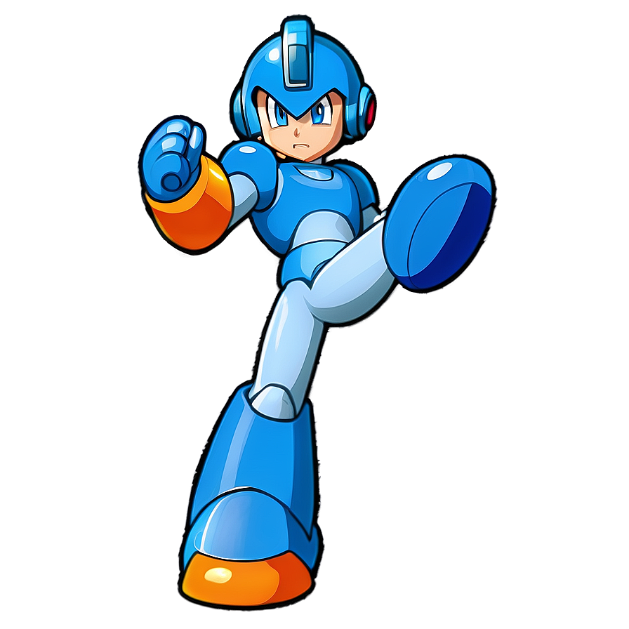 Mega Man Battle Stance Png Ecx19 PNG