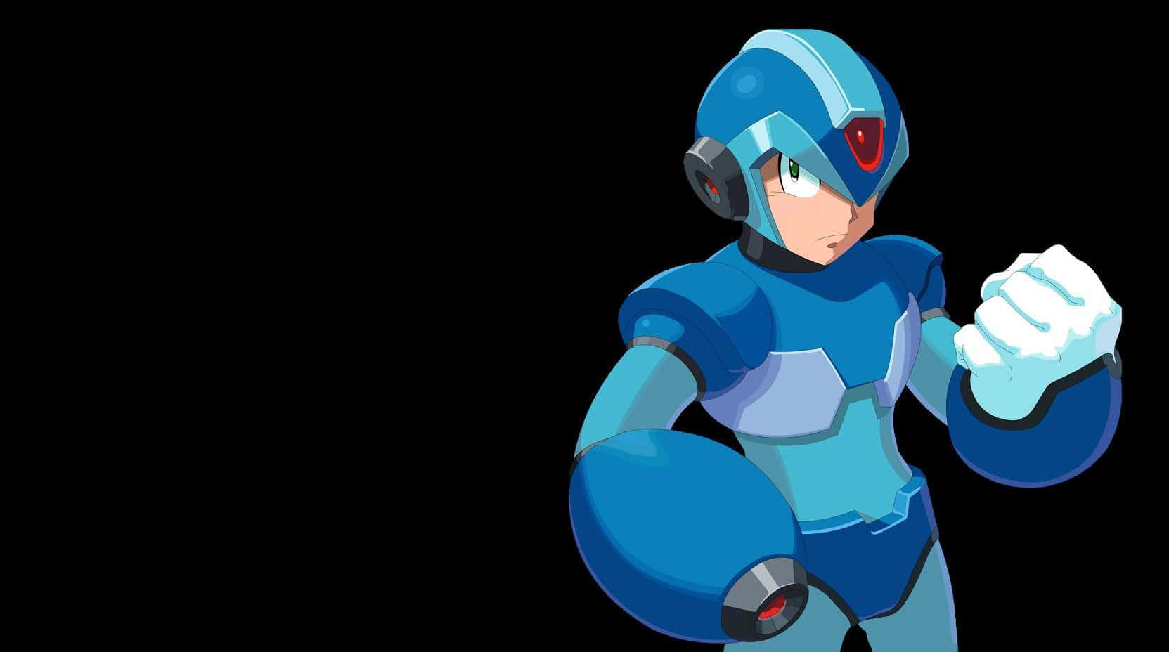Mega Man Showing His Fist Mega Man X Wallpaper