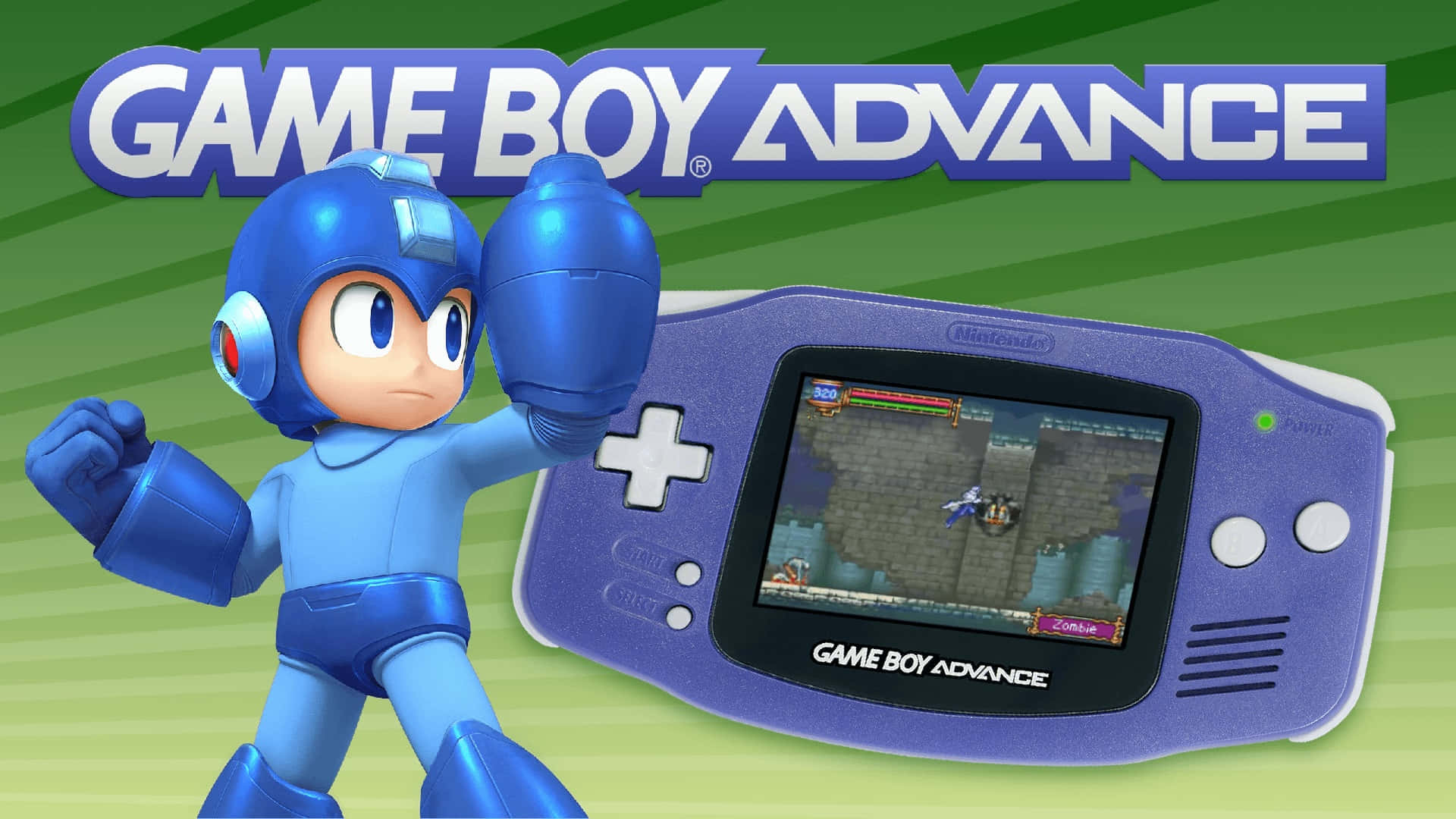Mega Man Game Boy Advance Promotion Wallpaper