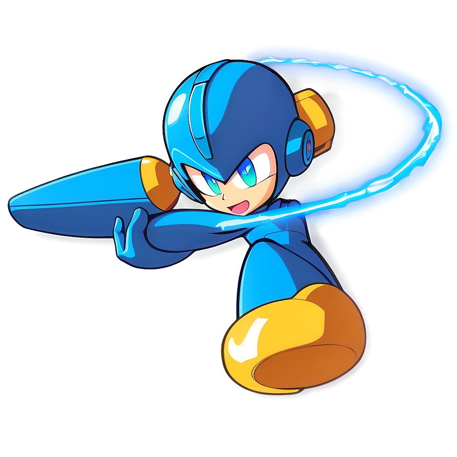 Mega Man Jumping Action Png 37 PNG