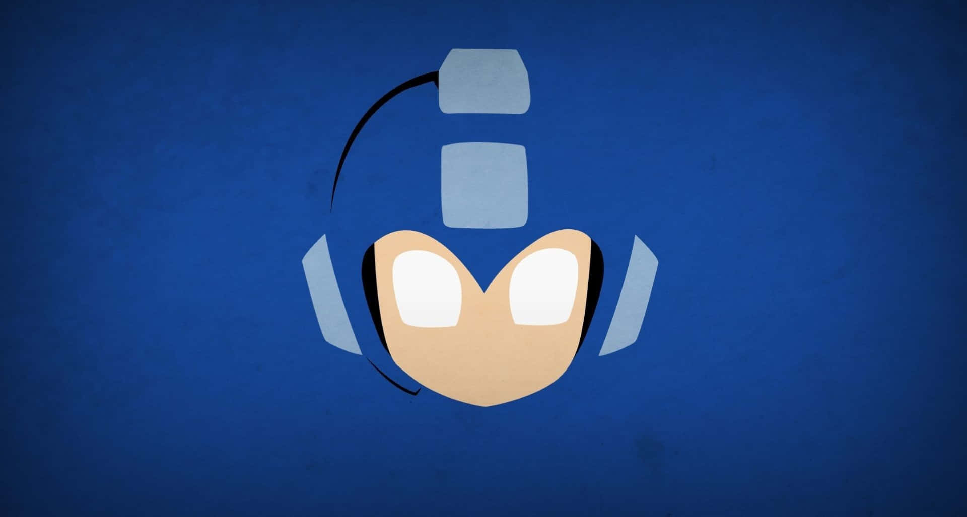 Enblå Och Vit Sonic The Hedgehog Med Ett Blått Huvud Wallpaper