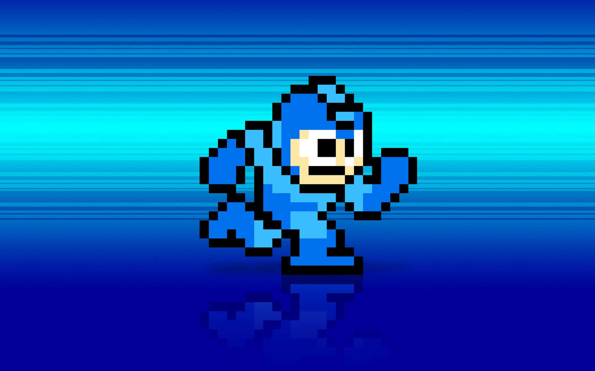 Level Op med Mega Man Battle Network: Få et retro-gaming boost med et Mega Man Battle Network tapet. Wallpaper
