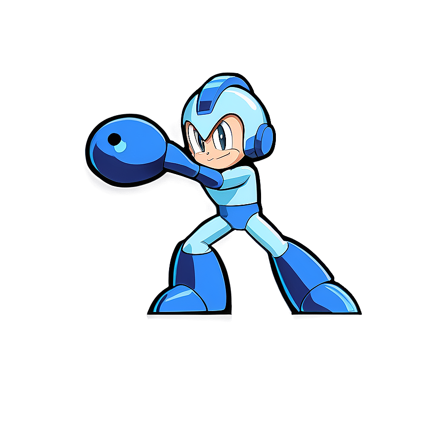 Mega Man Retro Game Png Ets54 PNG