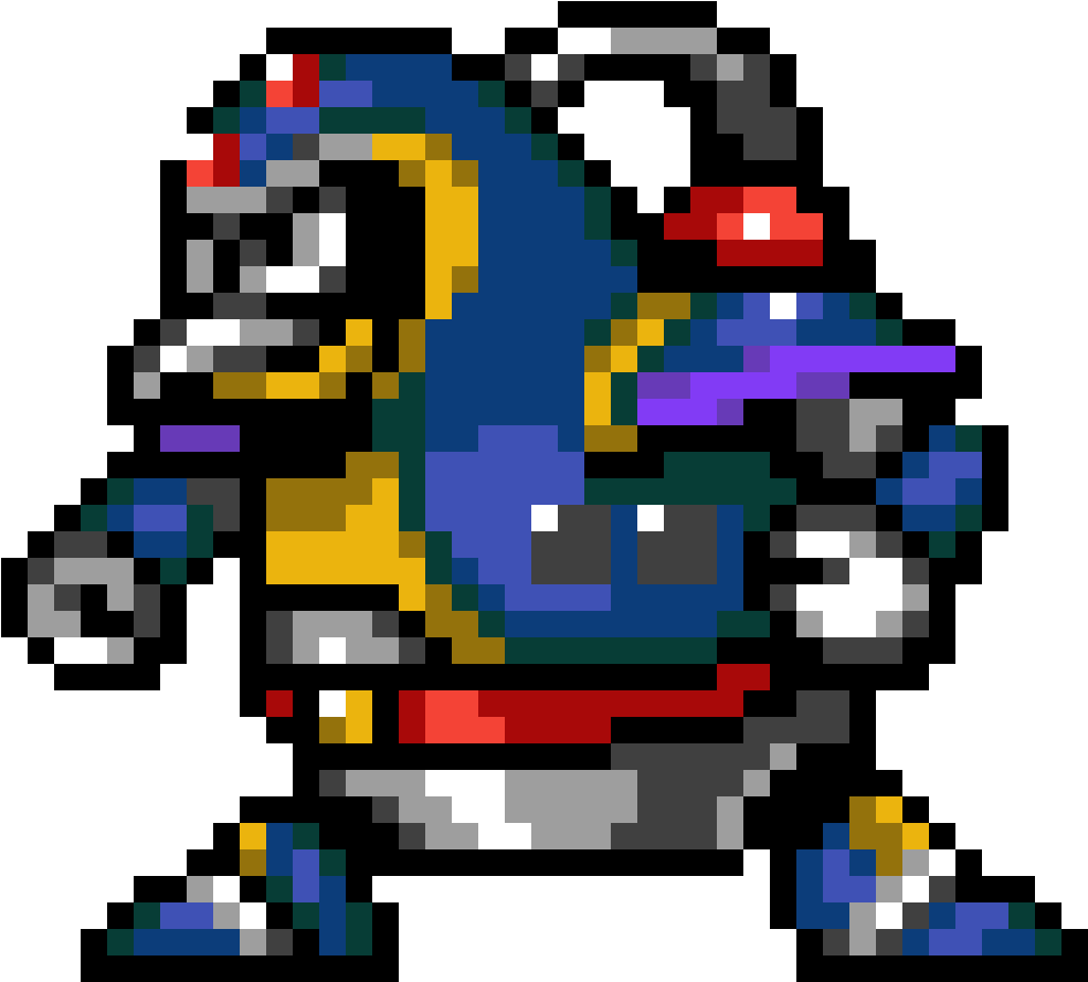 Mega Man Sprite Air Man Boss PNG