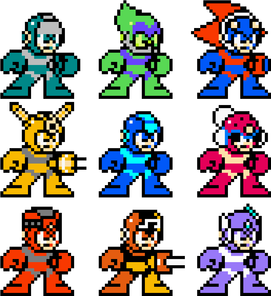 Mega Man Sprite Collection PNG