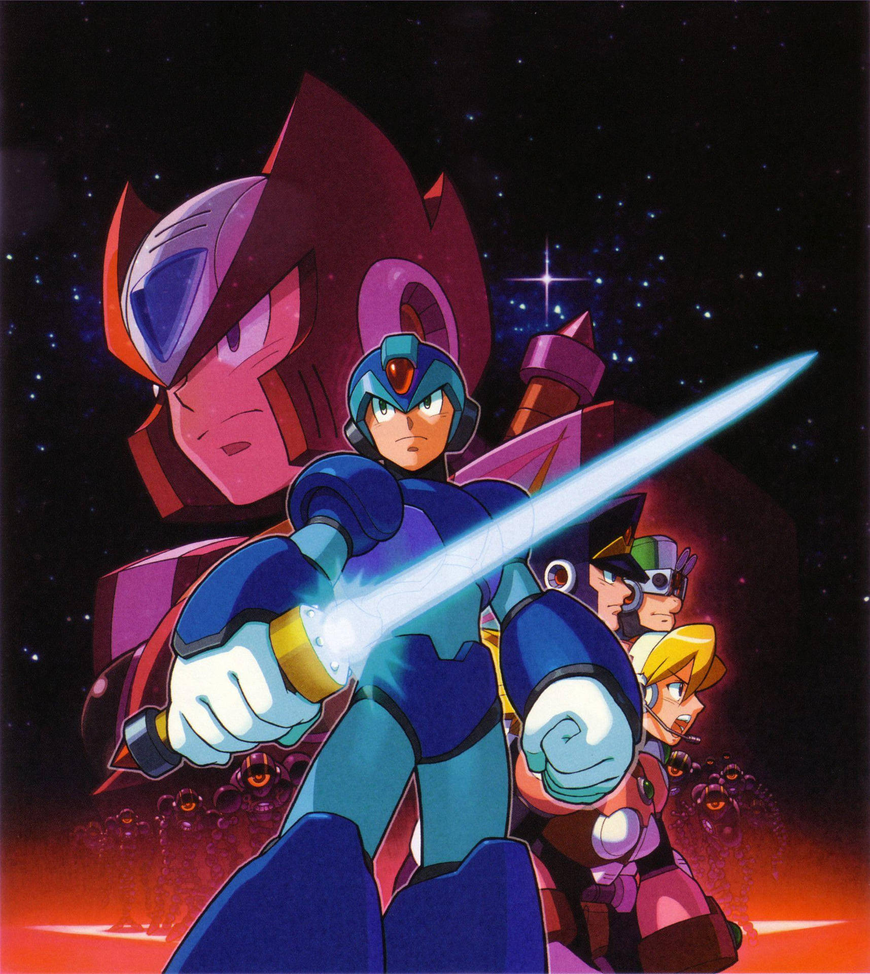 Mega Man Xtreme 2 Game Poster Wallpaper