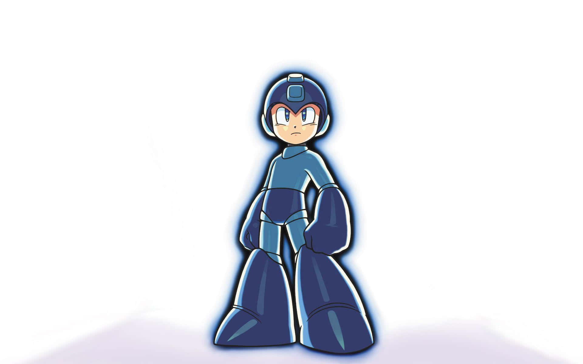 Mega Man, the heroic robotic protagonist Wallpaper