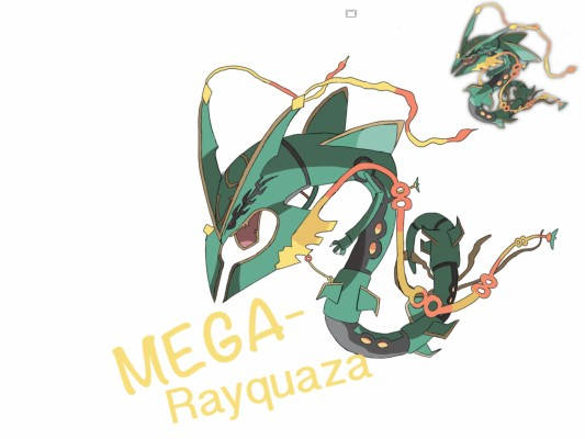 Mega Rayquaza Drawing