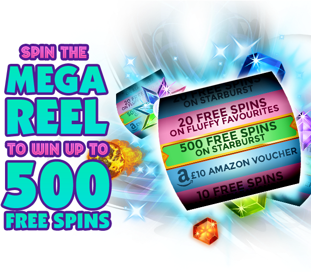 Mega Reel Spinto Win Promotion PNG
