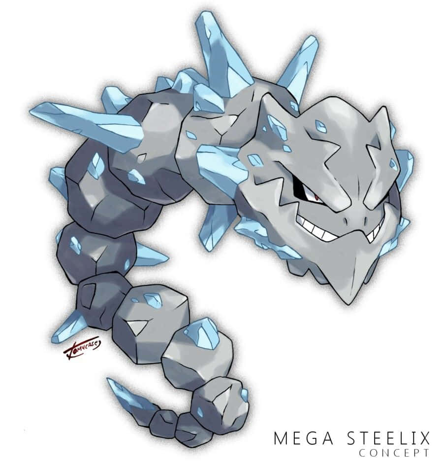 Mega Steelix Concept Artwork Wallpaper