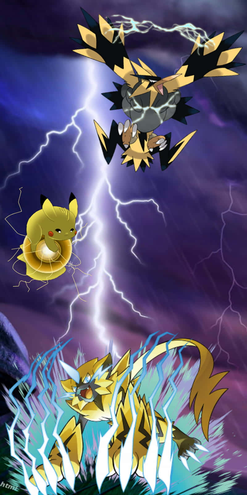 Download Mega Zapdos And Electric Pokemon Wallpaper 
