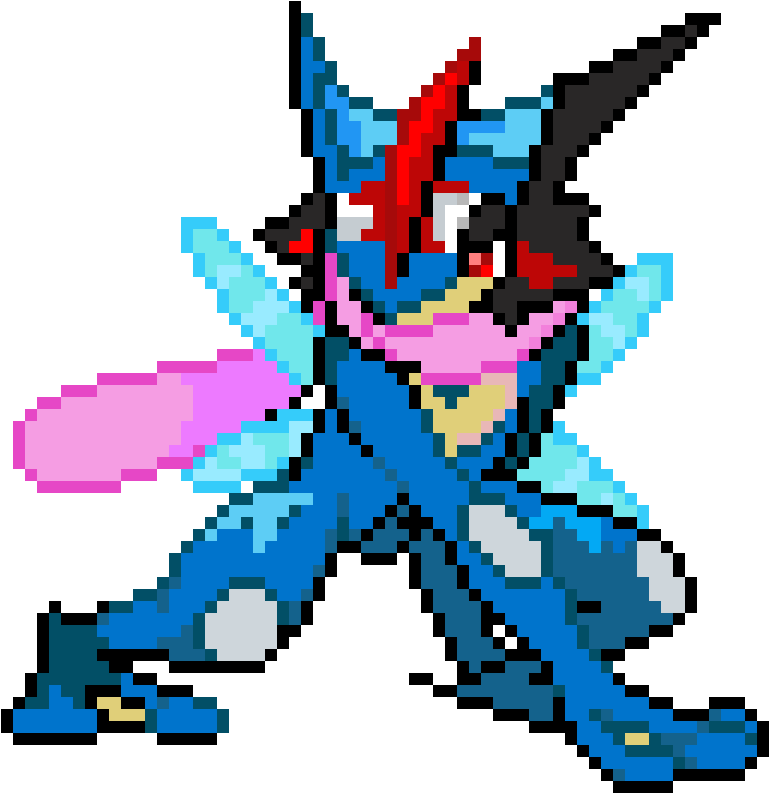 Mega_ Garchomp_ Pixel_ Art.png PNG