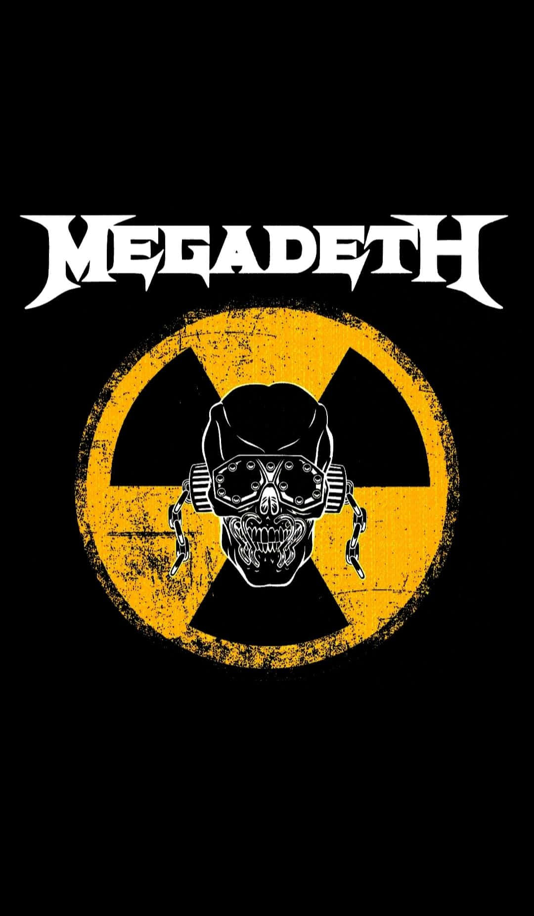 Megadeth Band Logo Skulland Radiation Symbol Wallpaper
