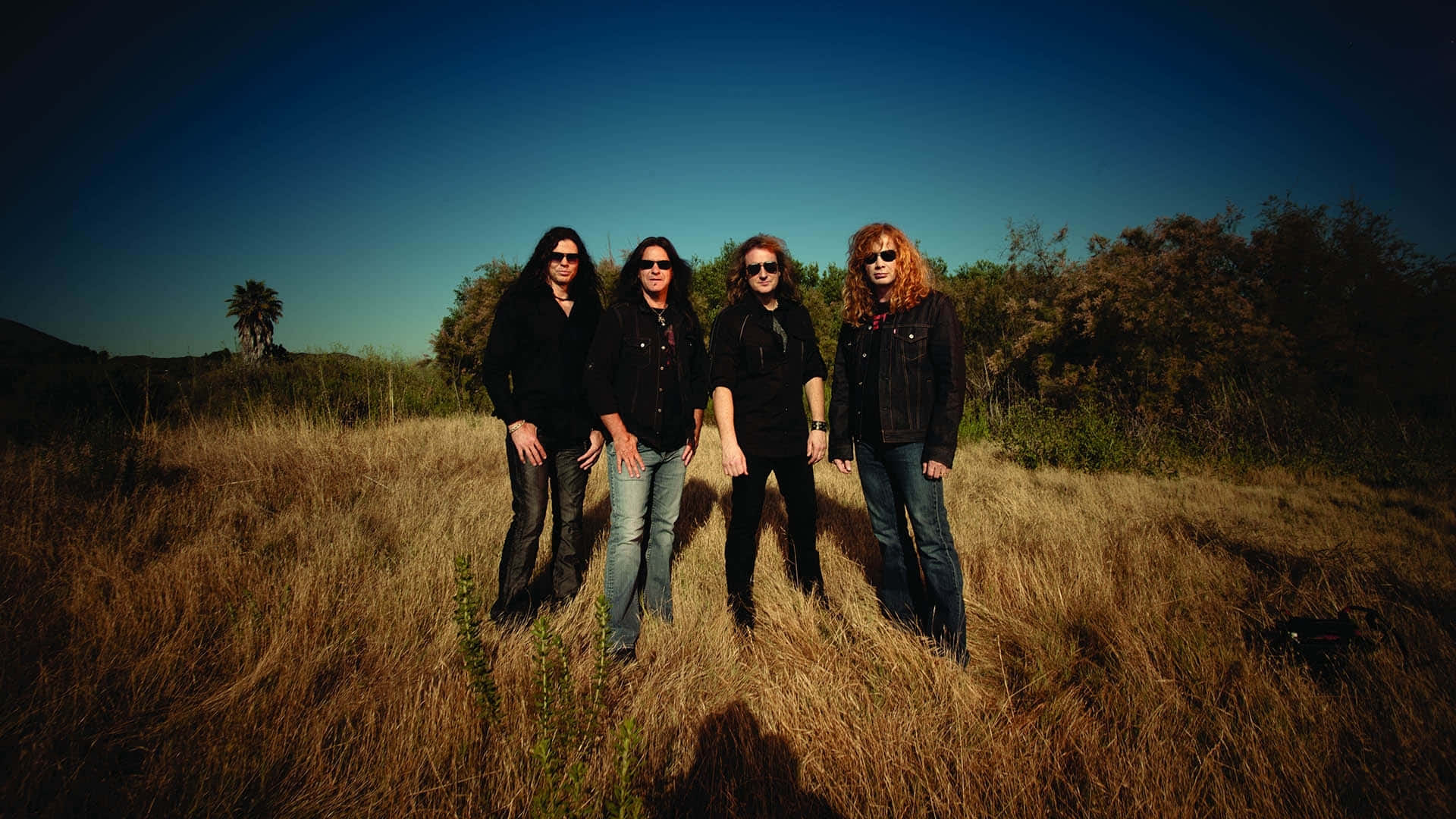 Megadeth Band Outdoor Portrait Wallpaper