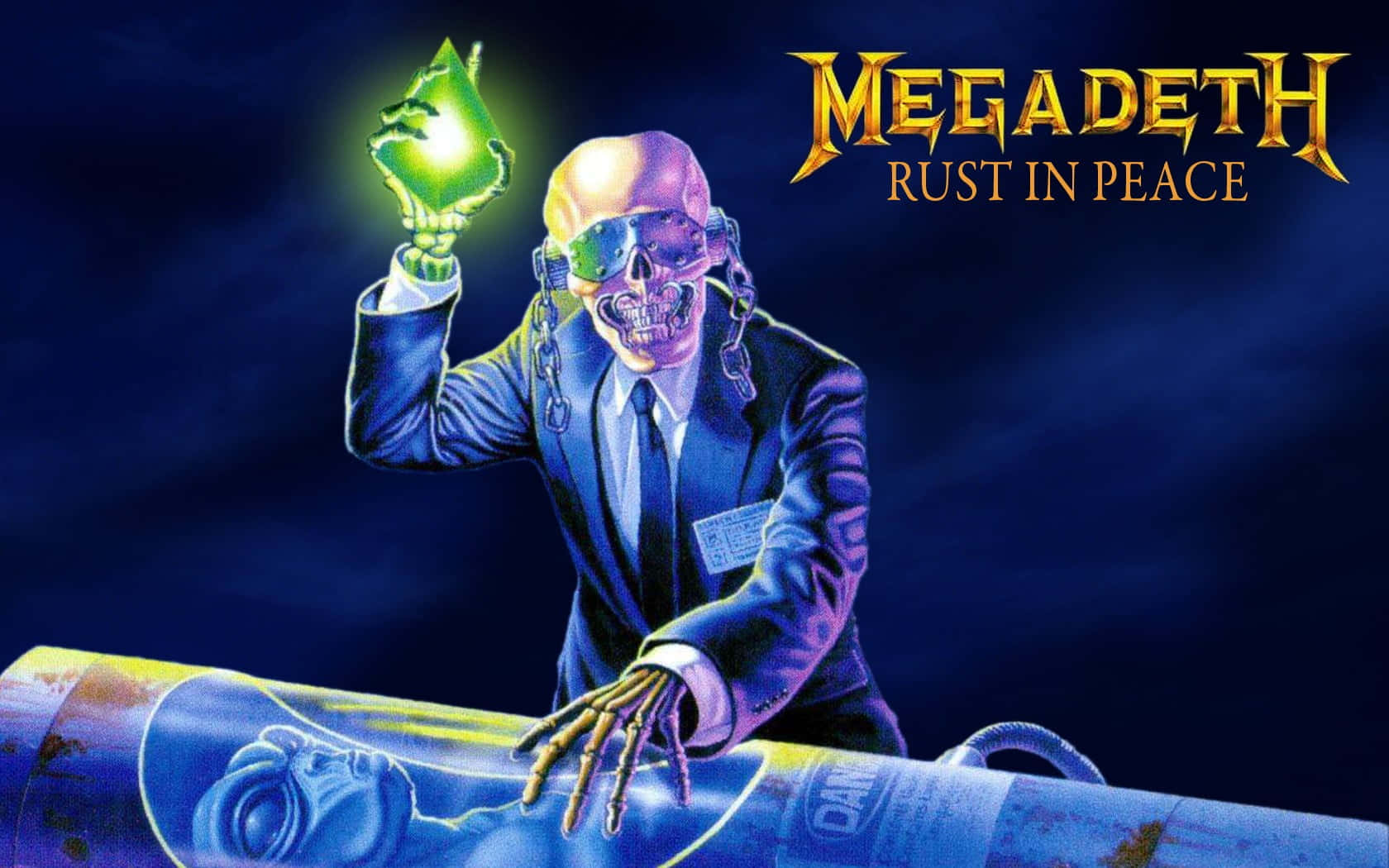 Megadeth Rust In Peace Album Cover Wallpaper