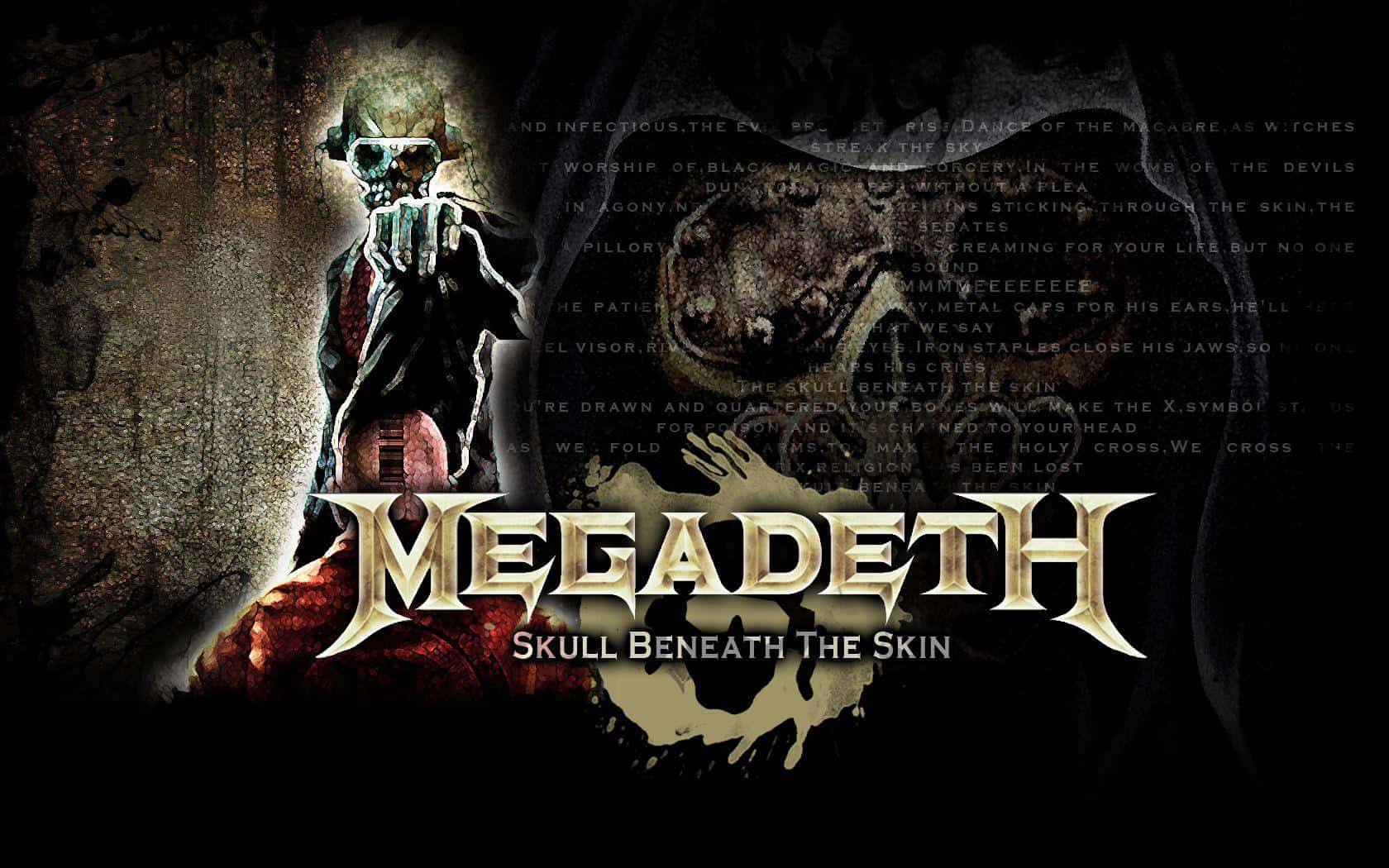 Megadeth Skull Beneath The Skin Artwork Wallpaper