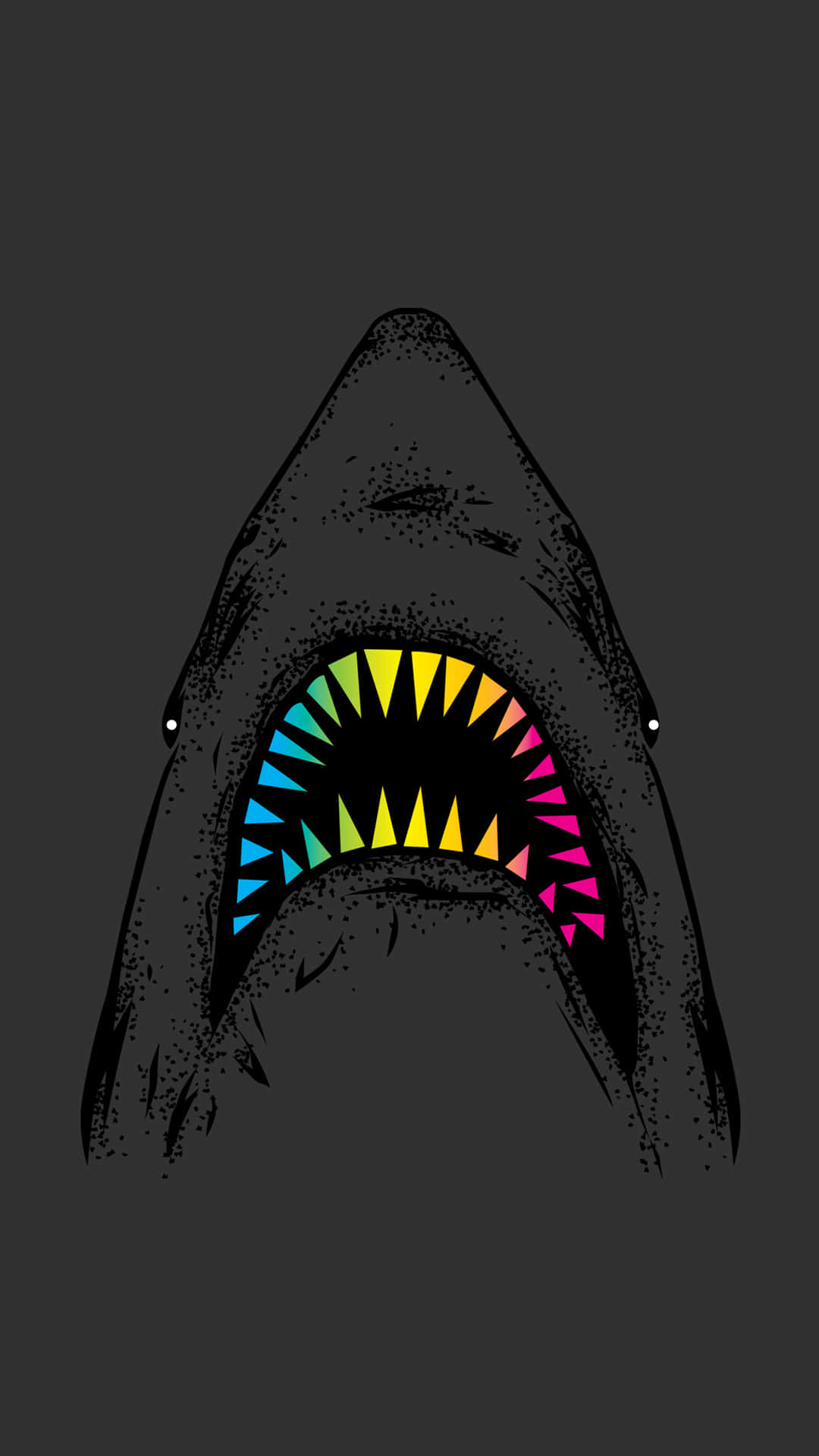A close view of a megalodon, the largest known species of shark