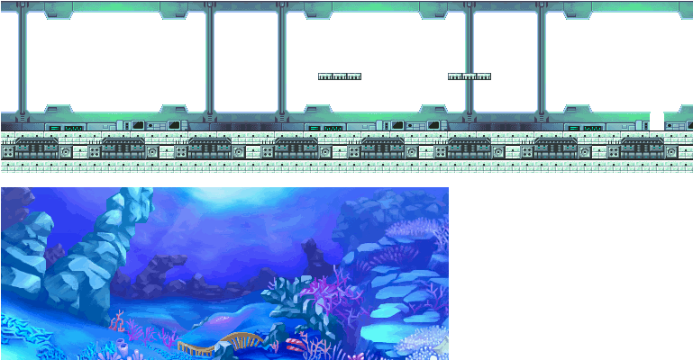 Megaman Sprite Backgrounds PNG