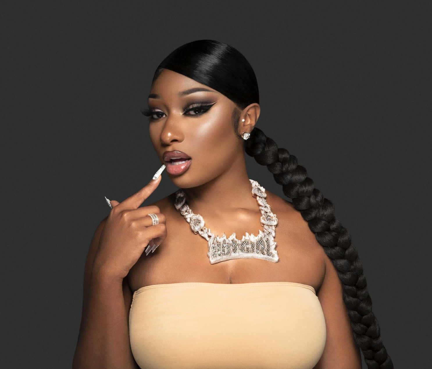 Captivating Megan Thee Stallion in an alluring pose