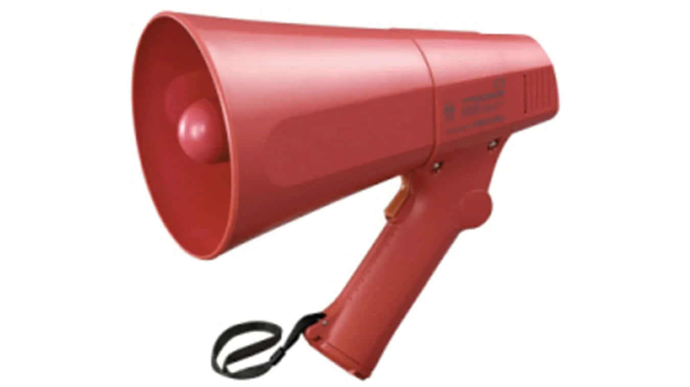 Shiny Red Megaphone Pictures