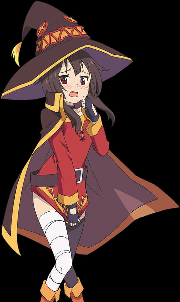 Megumin Anime Character Art PNG