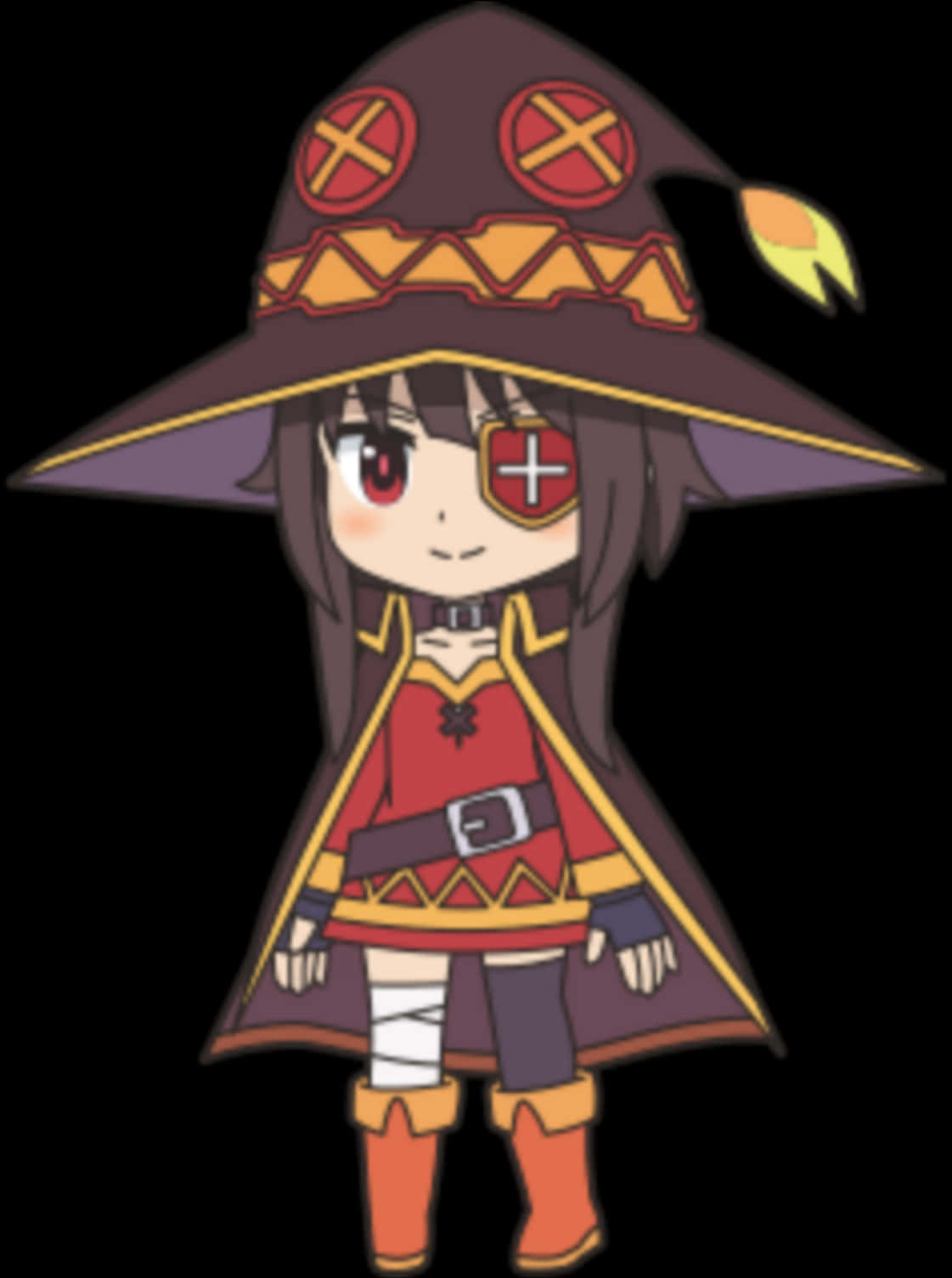 Megumin Anime Character Illustration PNG