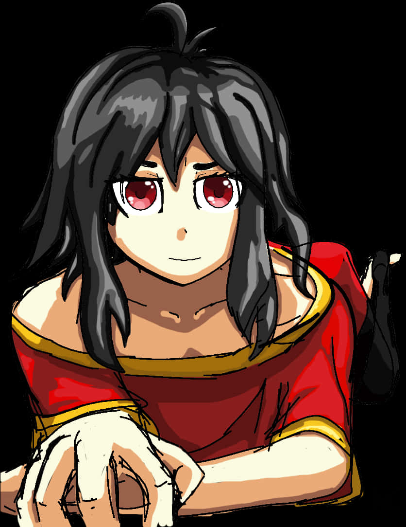 Megumin Anime Character Portrait PNG