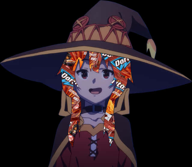 Megumin Doritos Hat Fusion PNG