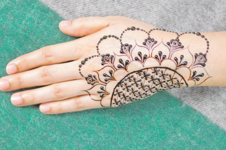 Henna Stencil Tattoo (10 Sheets) Self-Adhesive Beautiful Body Art Designs -  Temporary Tattoo Temples : Amazon.in: Beauty