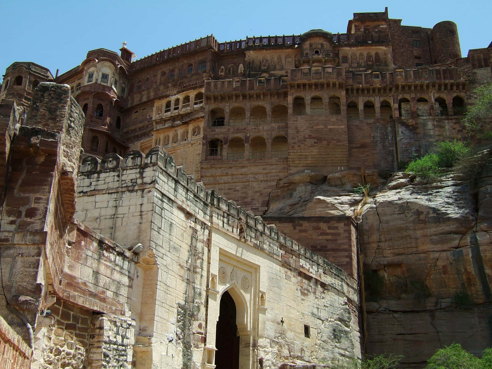 Mehrangarh Fort Large Entrance Picture