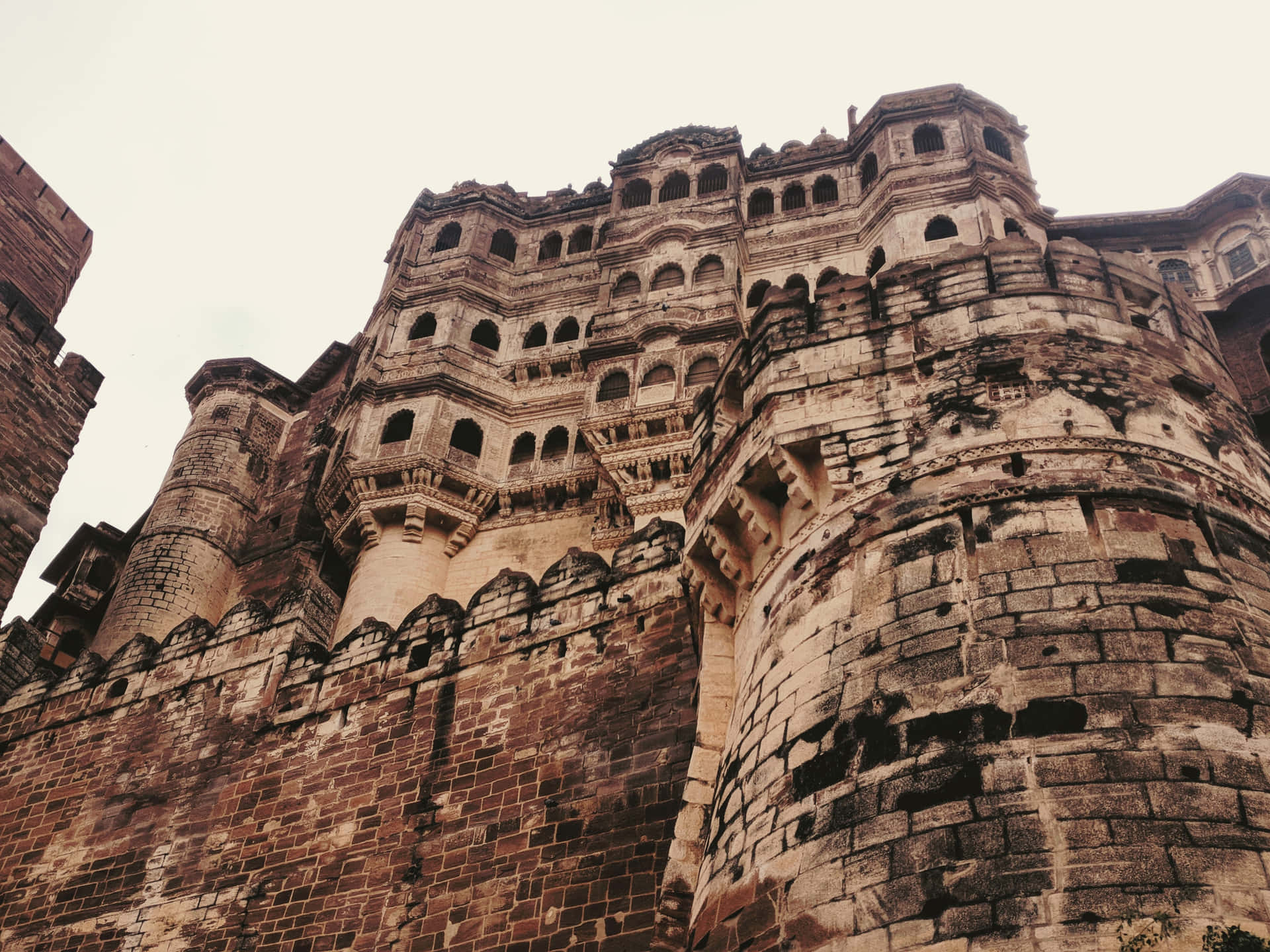 Mehrangarh Fort Stone Buildings Picture