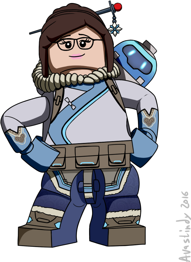 Download Mei Overwatch Animated Character | Wallpapers.com