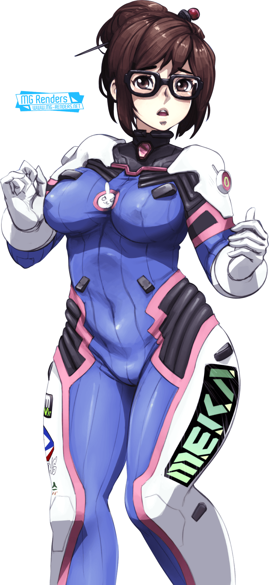 Mei Overwatch Character Art PNG