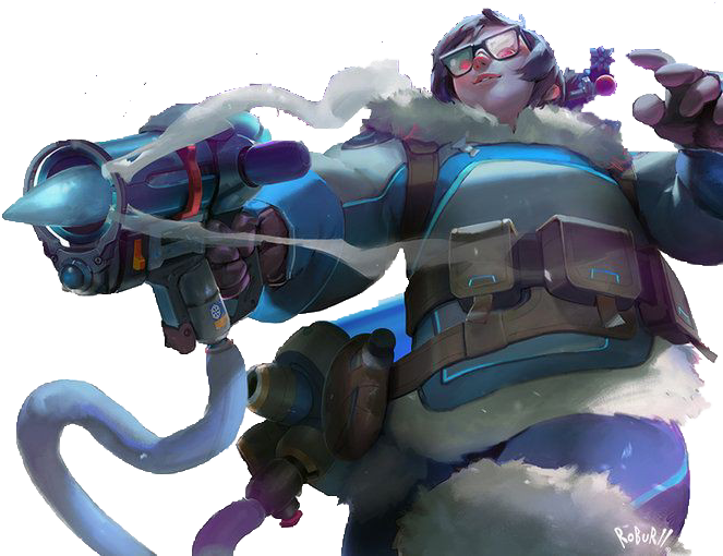 Mei Overwatch Climatologist Hero PNG