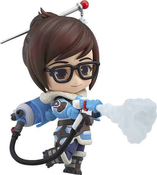 Mei Overwatch Figure Action Pose PNG