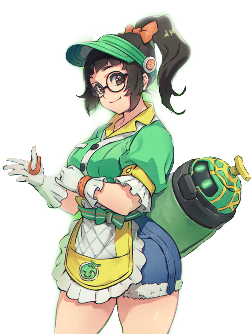 Mei Overwatch Green Outfit PNG