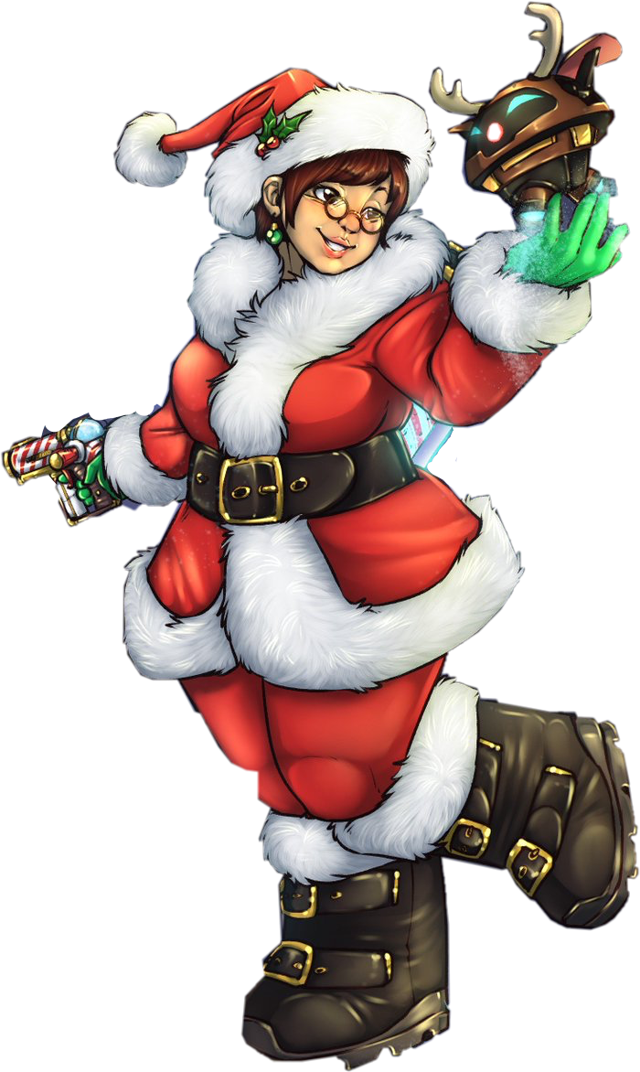 Mei Overwatch Holiday Skin PNG