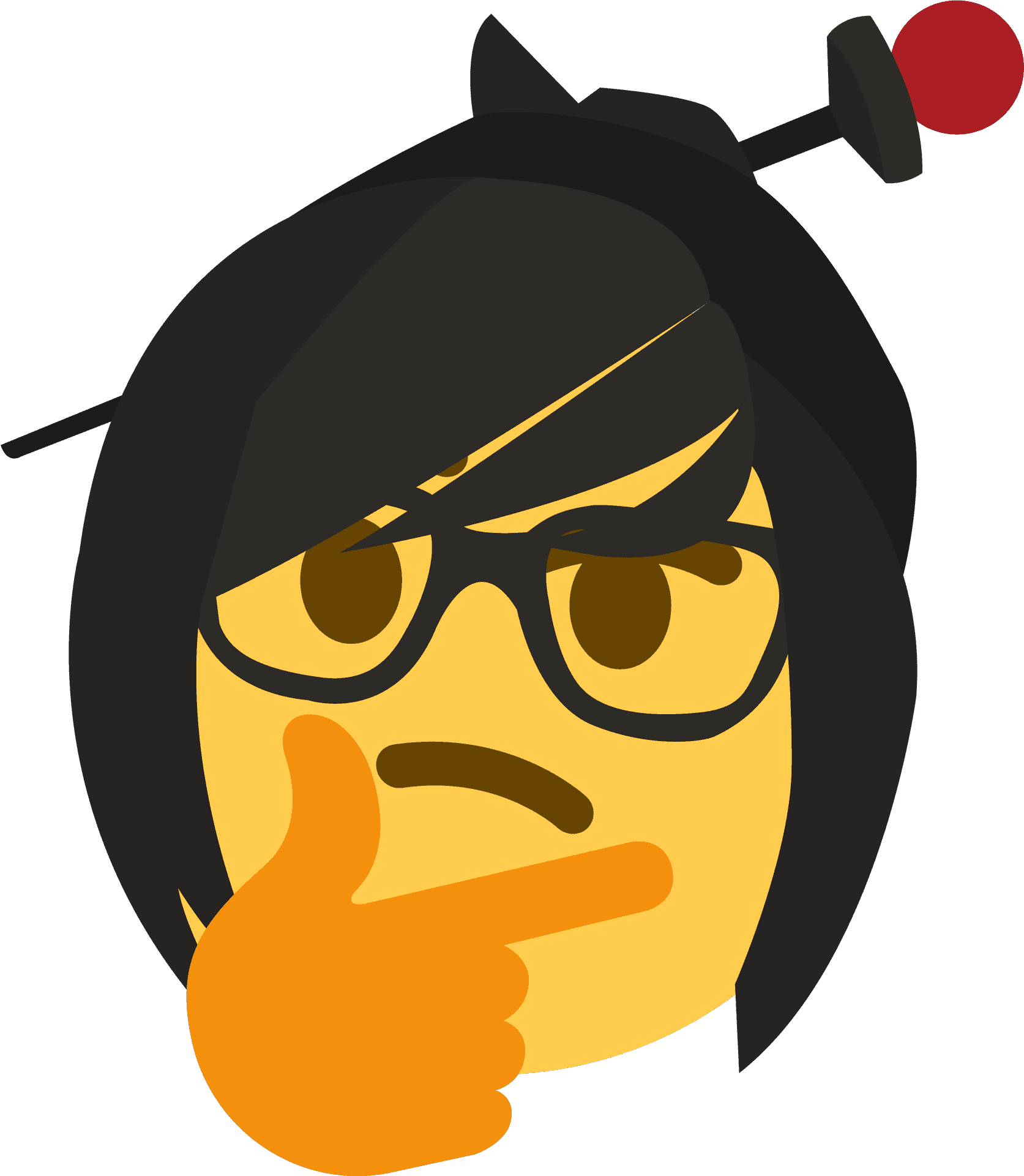 Mei Overwatch Thumbs Up Emote PNG