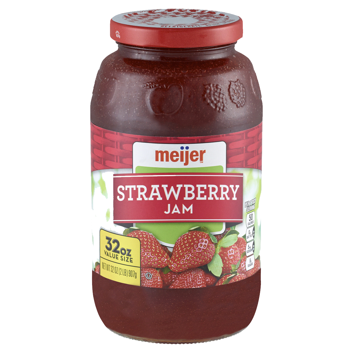 Meijer Strawberry Jam32oz PNG
