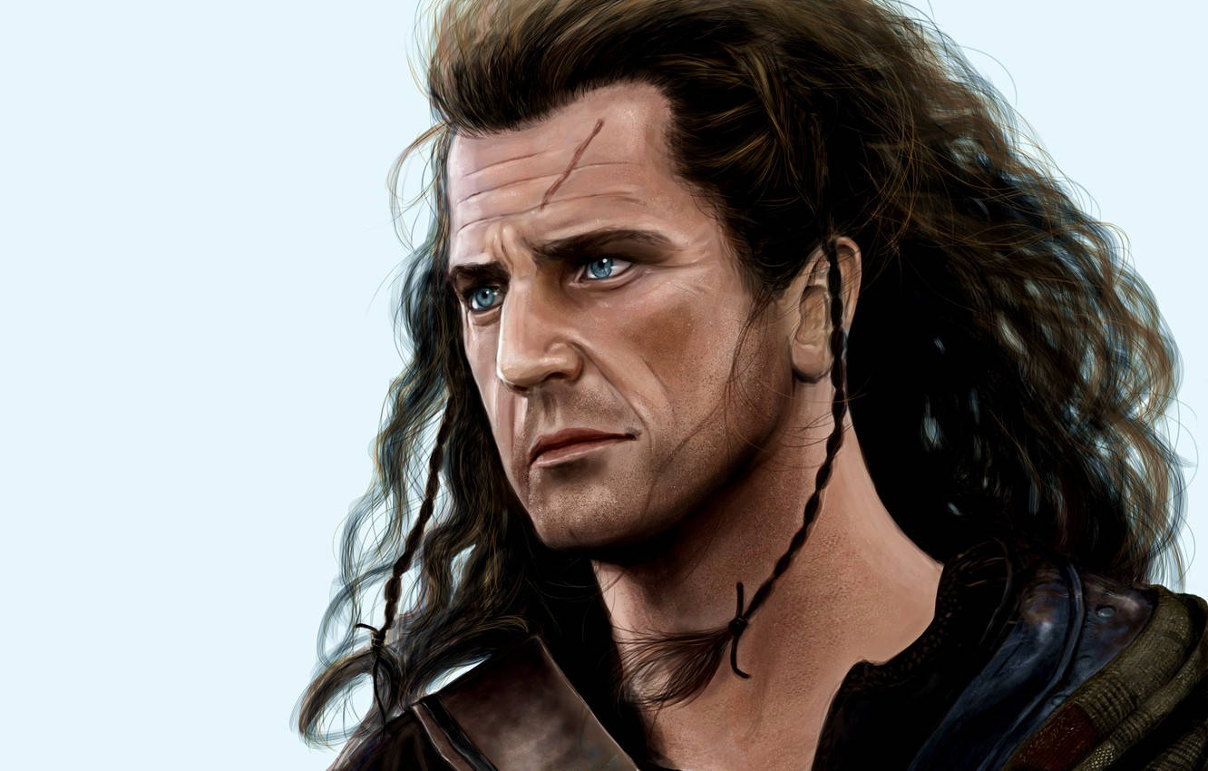Mel Gibson Braveheart Digital Art